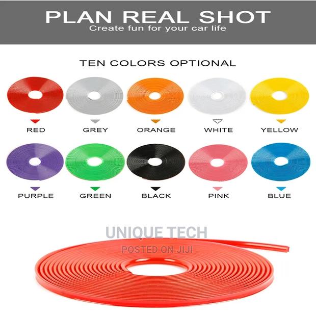 Car Rim Protector - Rubber Rim 8m Decor Strip - thumbnail 4