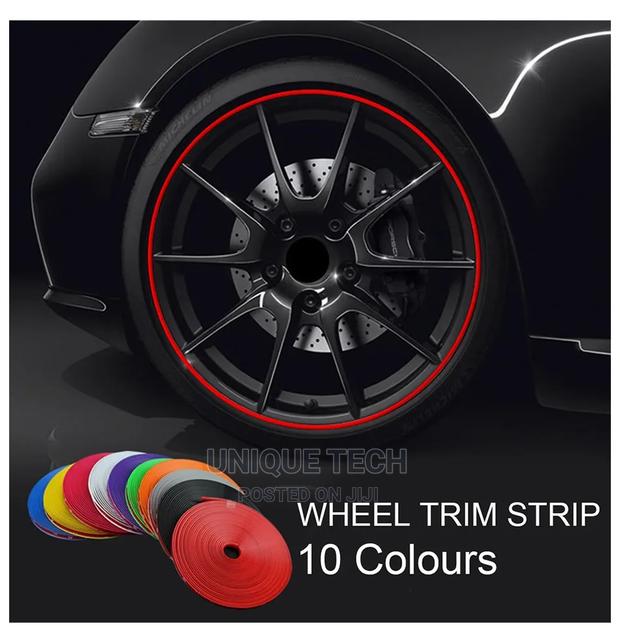 Car Rim Protector - Rubber Rim 8m Decor Strip - thumbnail 5