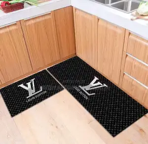 Designer Kitchen Floor Antislip Mat 2 PCS