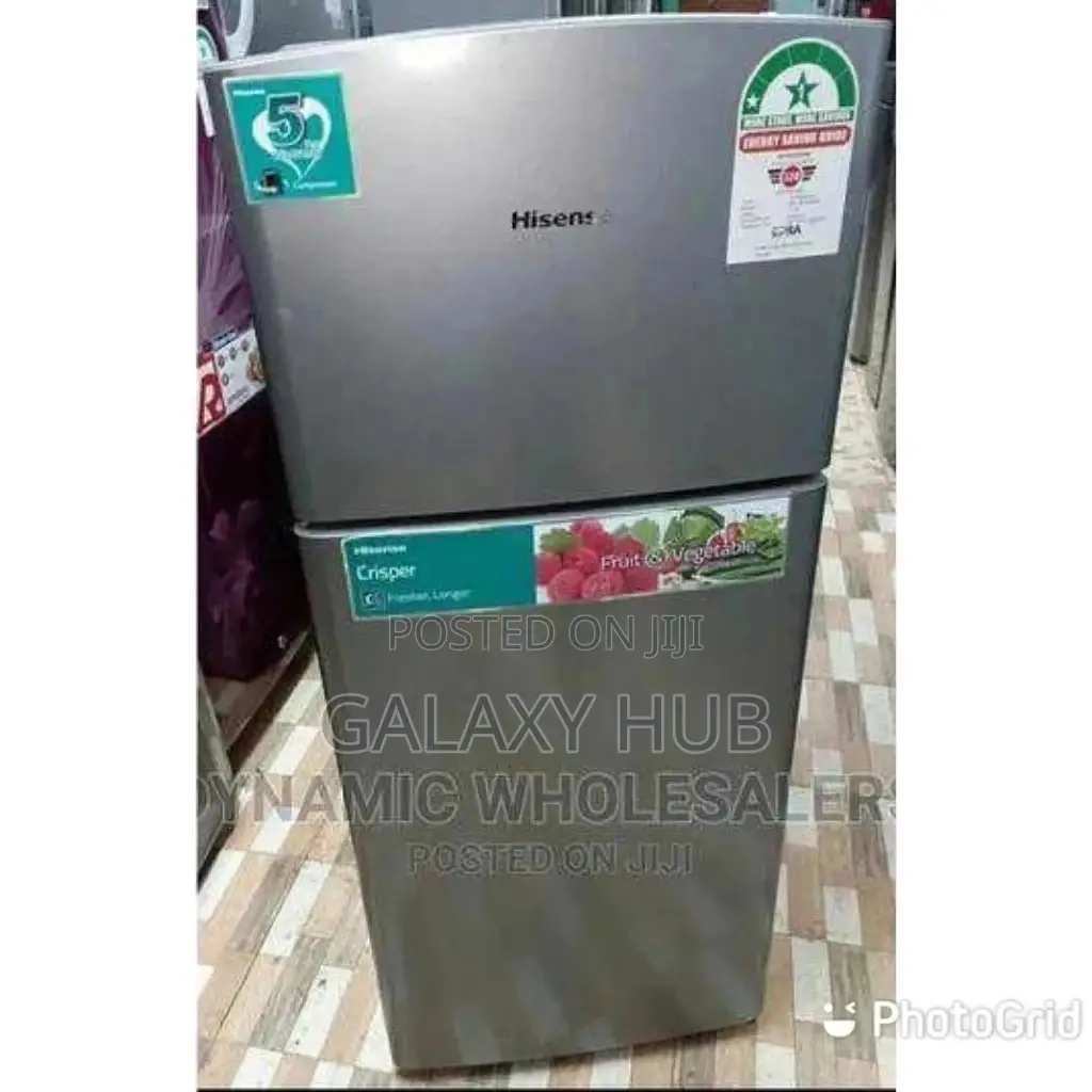 Hisense 120 Litres Refrigerator Double Door 5 Years Warranty