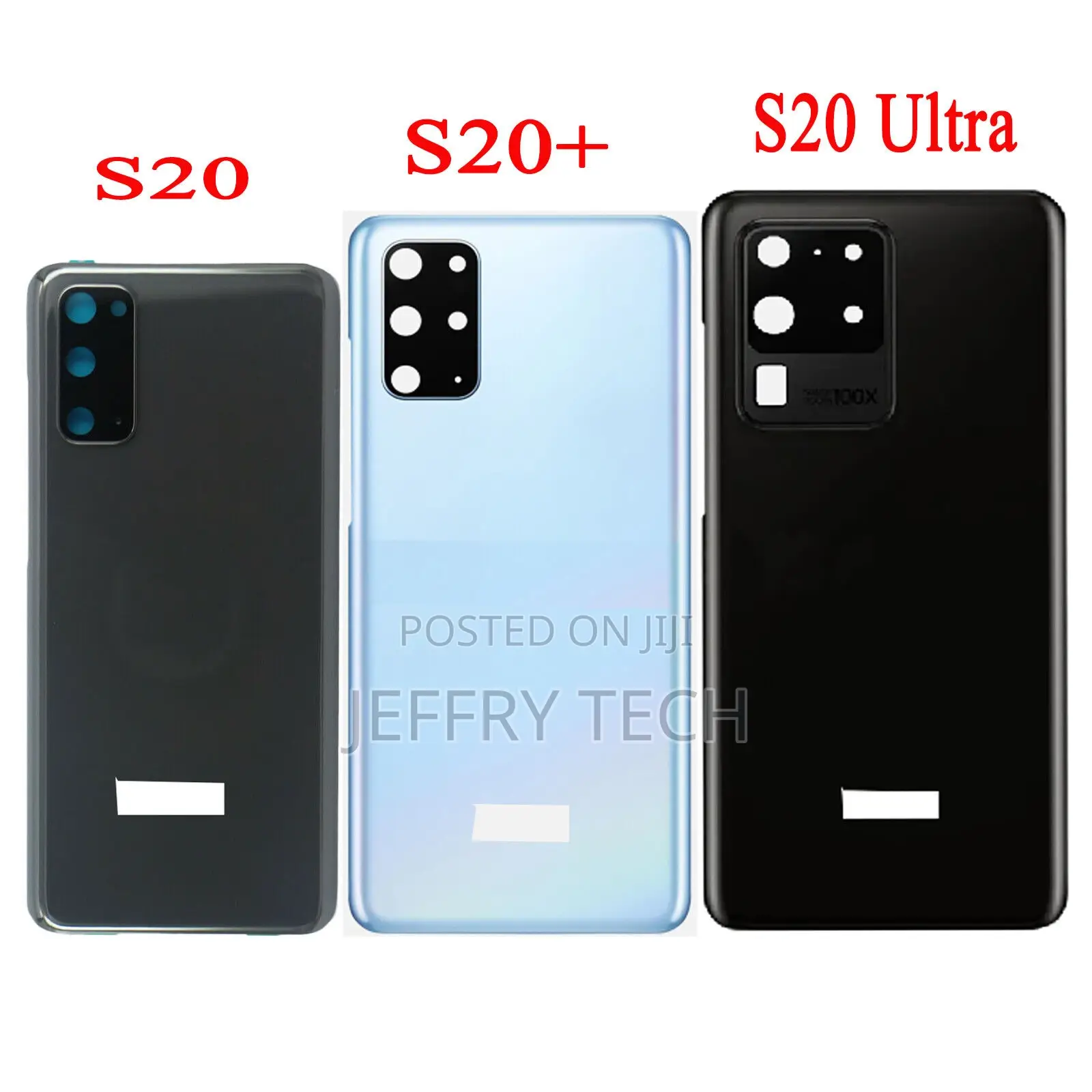 Back Battery Glass Camera Cover for Samsung Galaxy S20 S20 +