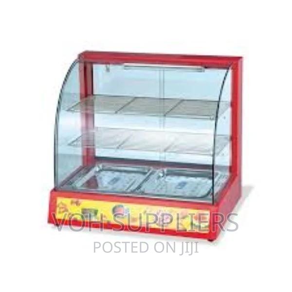 Commercial Curved Glass Food Warmer - main view