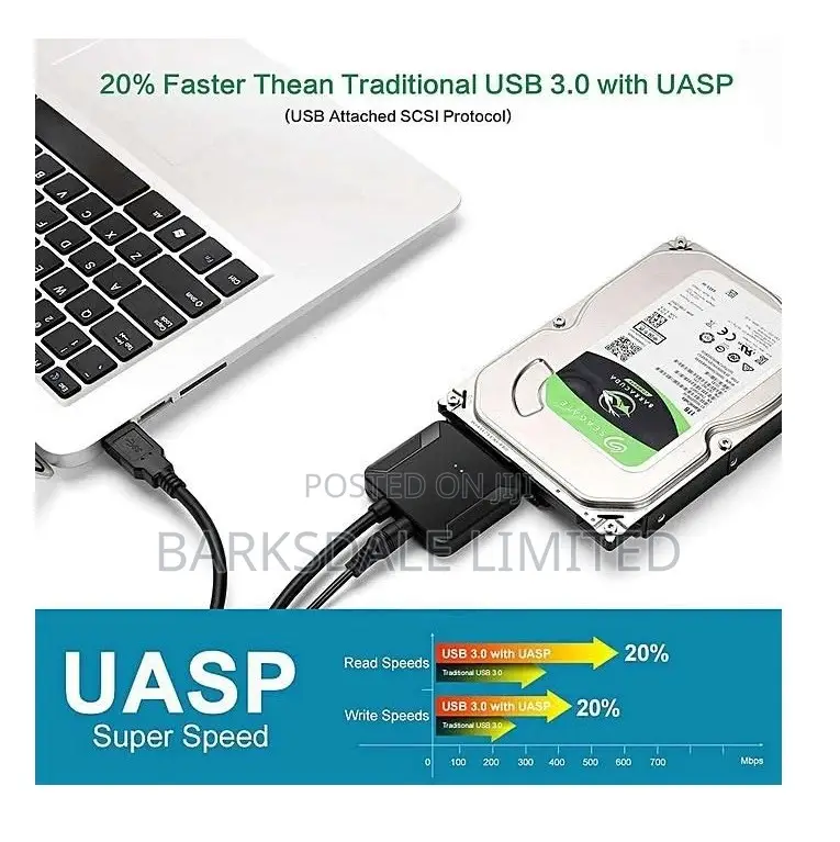USB 3.0 - 2.5 3.5" IDE SATA Hard Drive Disk HDD Cable