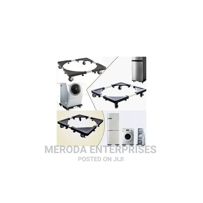 Adjustable Movable Fridge/Washing Machine Stand