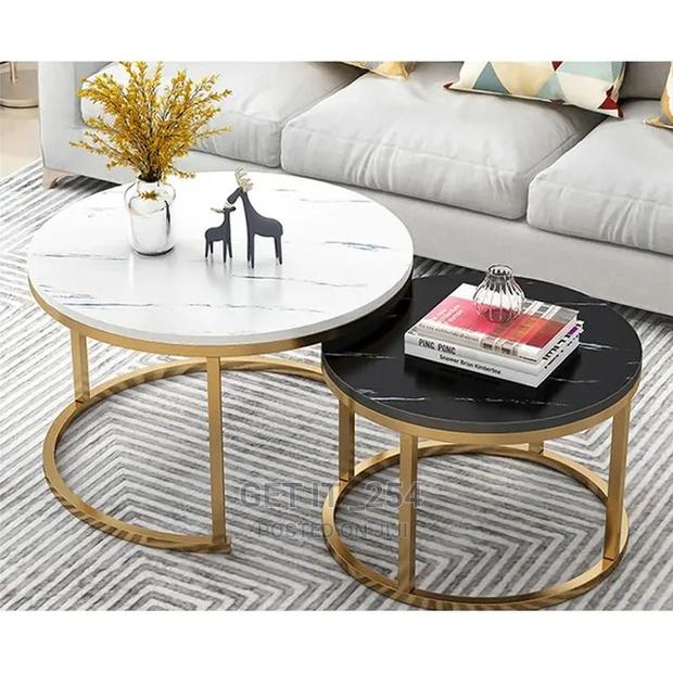Marble Nesting Table Available in Black, White, Grey Combo