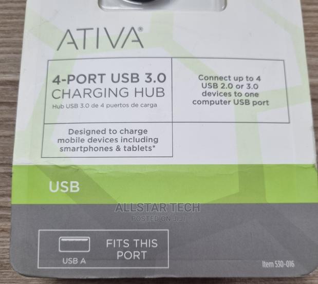 Ativa 4 Ports USB 3.0 Charging Hub. - thumbnail 3