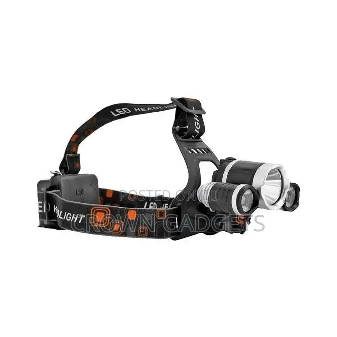 3 Way LED Head Lamp Torch