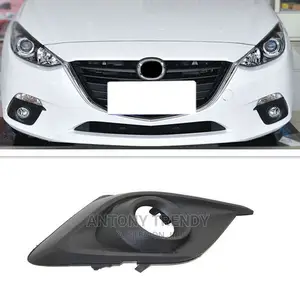 Fog Lamp Cover With Hole Fog Light Bezel for Mazda 3 Axela 2