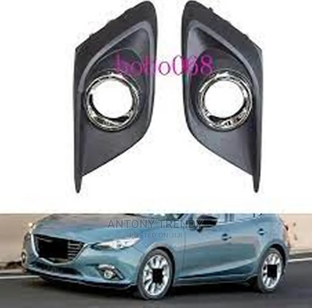 1pcs Skin Line Left Side Front Fog Lamp Cover With Hole Fog