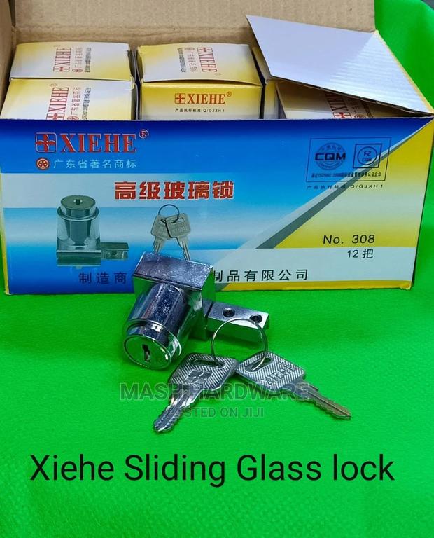 Sliding Aluminium Glass Lock - main view