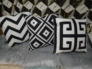 #White and Black Pattern Throw Pillows