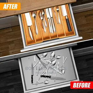 Expandable Bamboo Drawer Organizer
