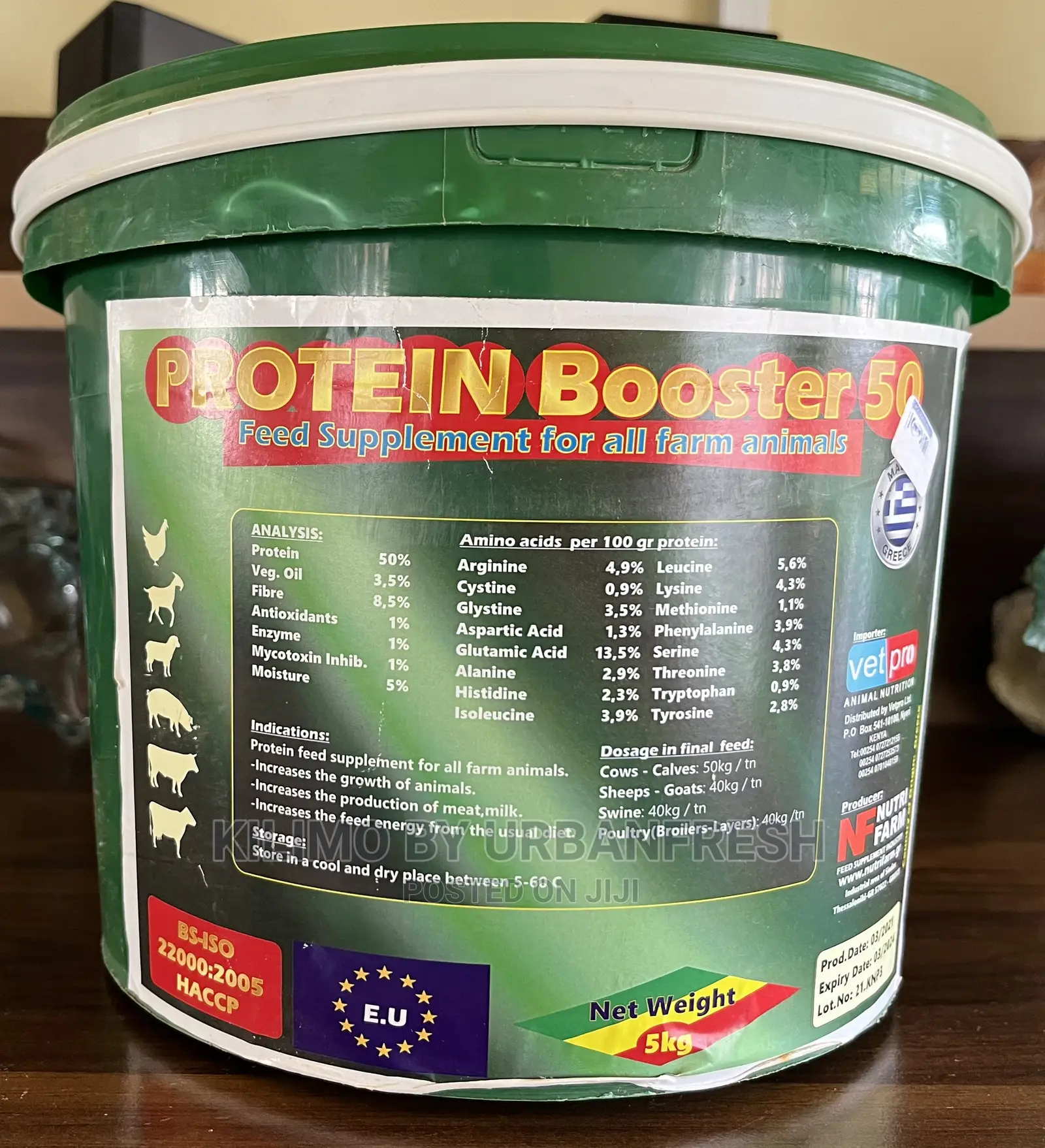 Protein Booster for All Livestock 5kg.