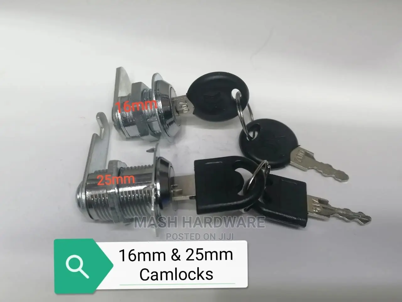 16mm and 25mm Cam Locks