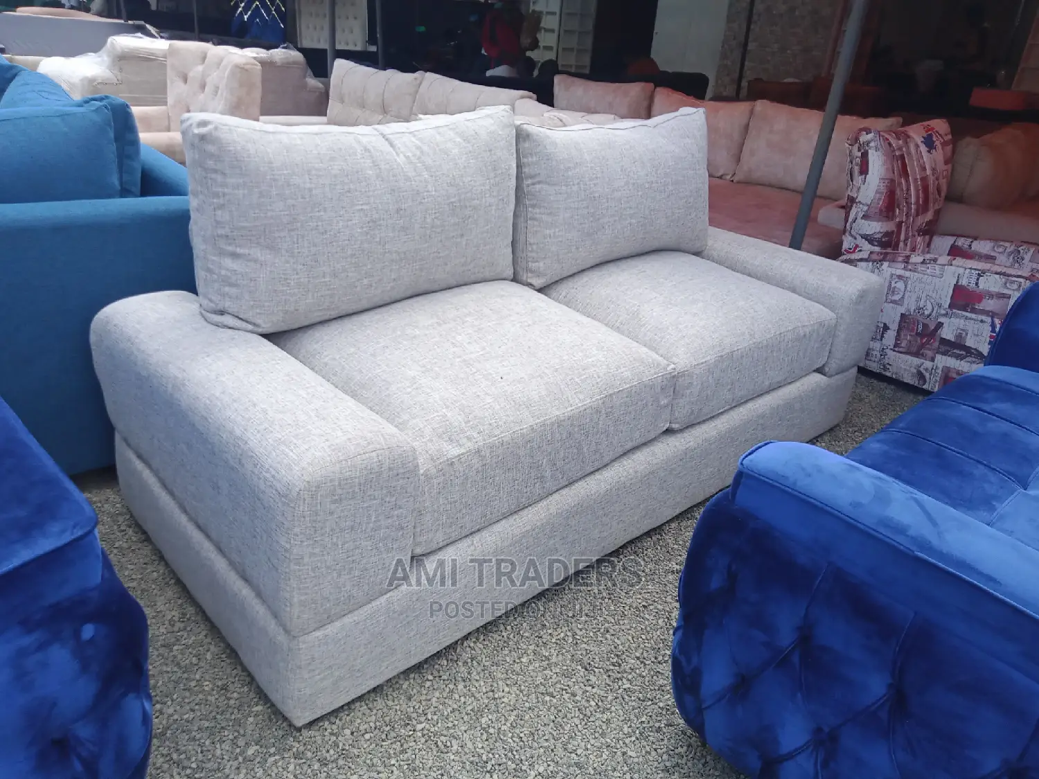 3+2 Luxury Sofas With Spring Cushions -Free Delivery