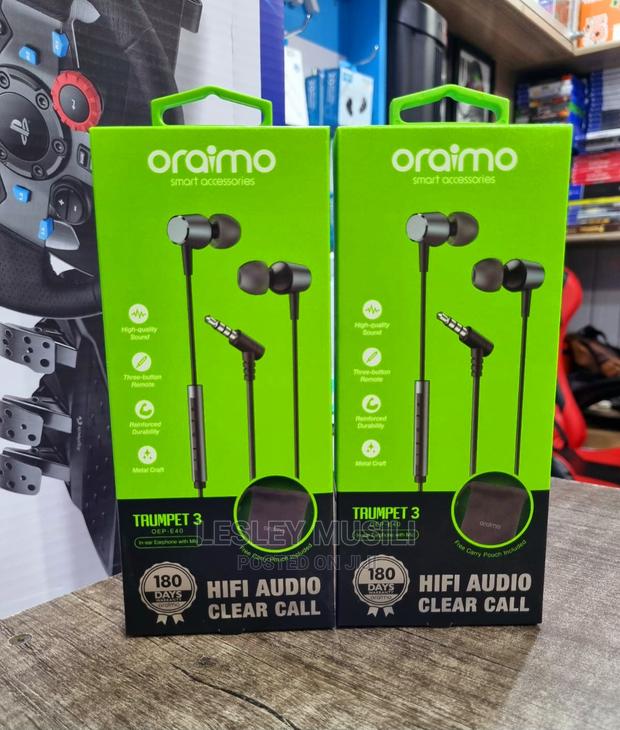 Oraimo Wired Earphones Trumpet 3 - main view