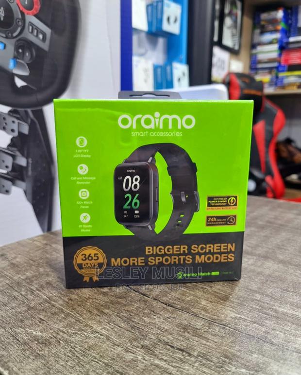 Oraimo Smart Watch Lite Black - main view