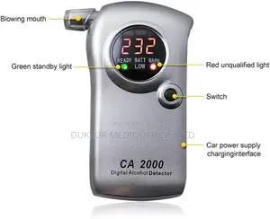 Digital Sensitive Alcohol Tester Blowing Test