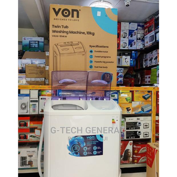 Washing Machine Twin Tub 10kg Von - main view