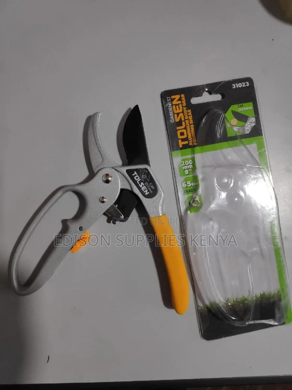 Pruning Shears Tolsen Aluminium Body Gear Pruning Shear 8" Scissors