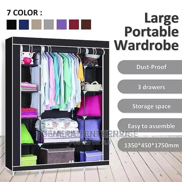 Portable Wooden Wardrobe, Wooden