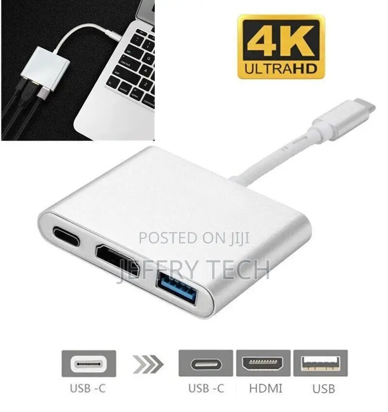 USB Type C to HDMI HDTV TV Cable Adapter Converter for USB-C