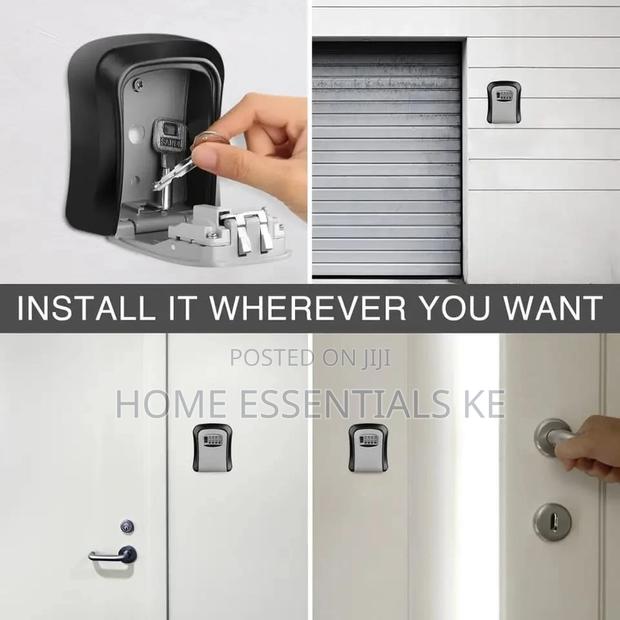 Weatherproof Wall-Mounted Key Safe Password