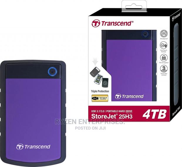 Transcend 4tb External Hard Disk - main view