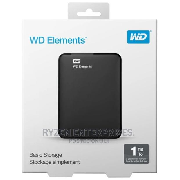 WD Elements Portable 1TB - Black - main view