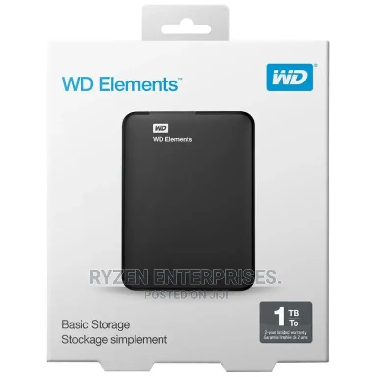 WD Elements Portable 1TB - Black
