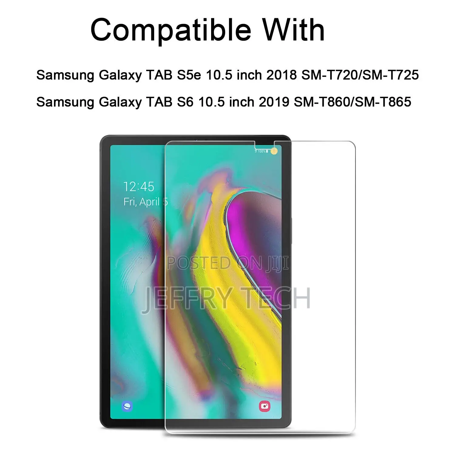 Samsung Galaxy TAB S6 T860 T865 10.5 Inch HD Tempered Glass