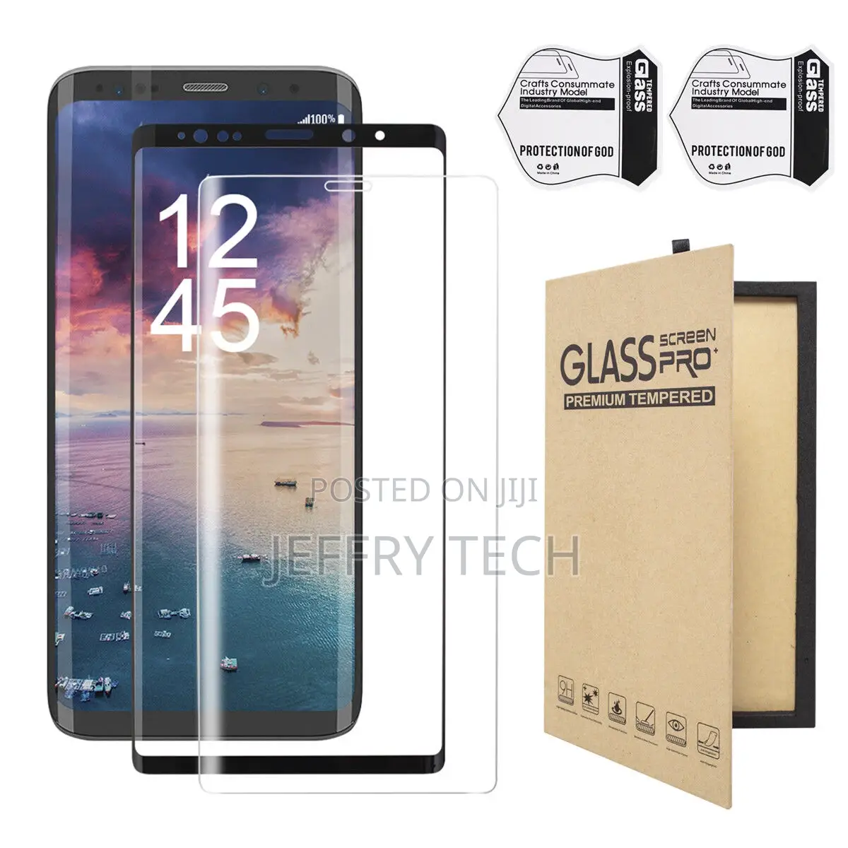 Samsung Galaxy Note 9 Tempered Glass 3D Full Cover Screen Pr