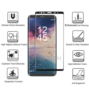 Samsung Galaxy Note 9 Tempered Glass 3D Full Cover Screen Pr