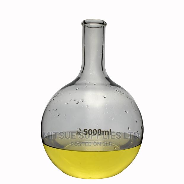 Flask Boiling - Flat Bottomed Flask 5000ml Borosil