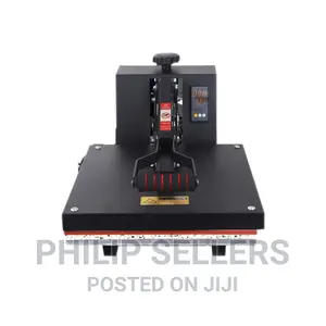 Heat Press Machine for T Shirt, 15×15 Inch, Black
