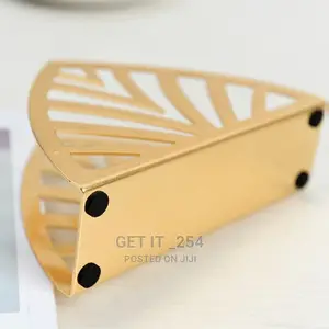 Gold-Plated Stainless Steel Napkin Holder, Towel Holder