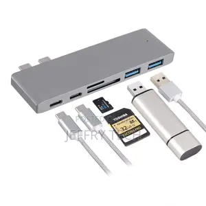 6 in 1 Multiport USB-C Hub Type C to USB 3.0 HDMI Adapter