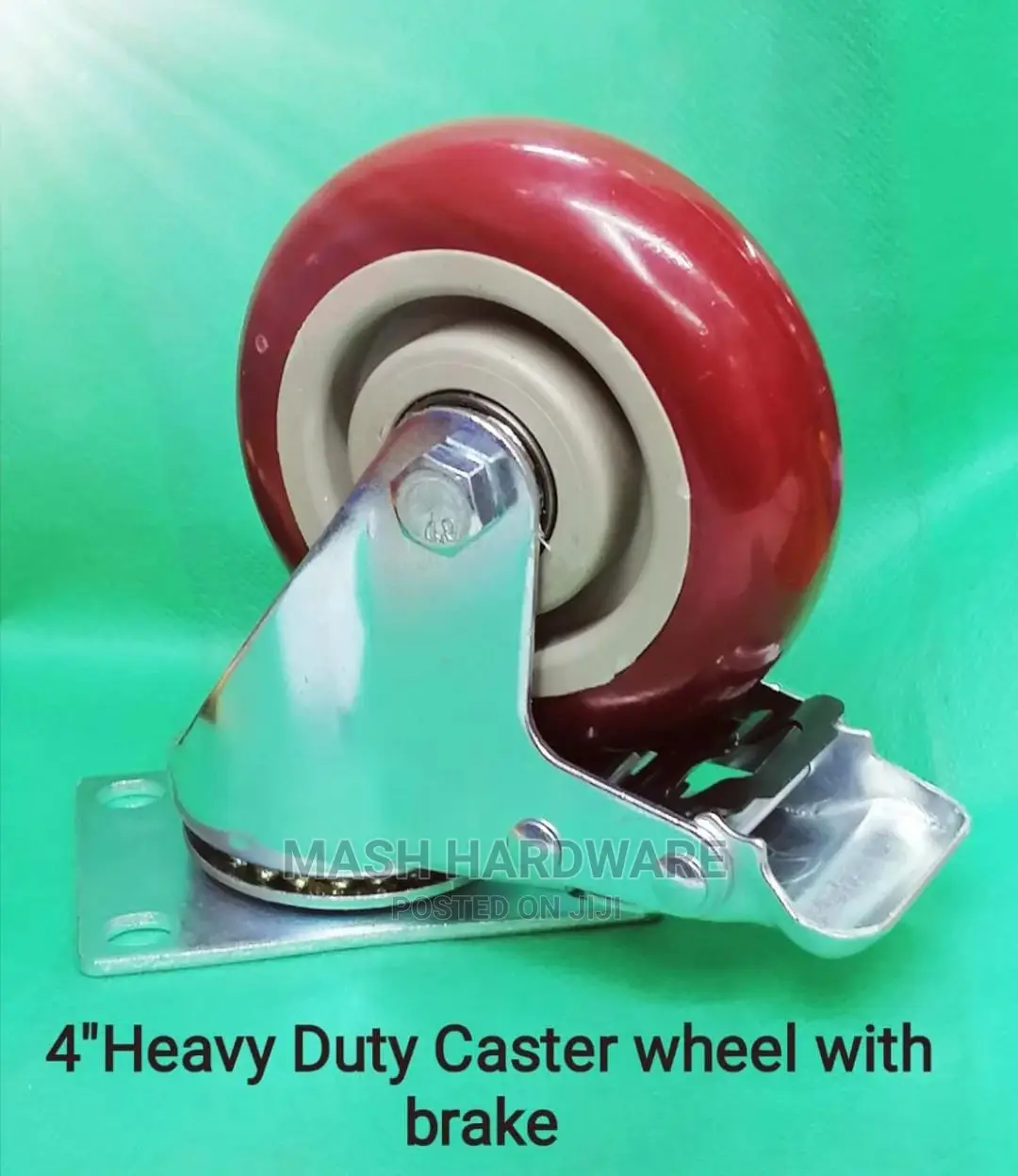4" Caster Wheel With Brake
