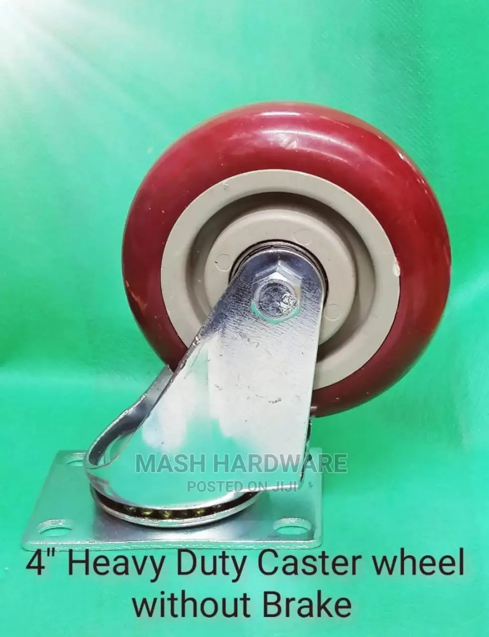 4" Caster Wheel Without Brake