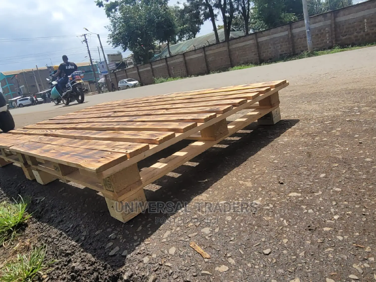 4*6 Bed - Pallets Bed With Raised Height - Standard Size Bed