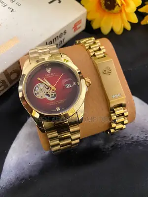 Designer Rolex Wrist Watch With Bracelet