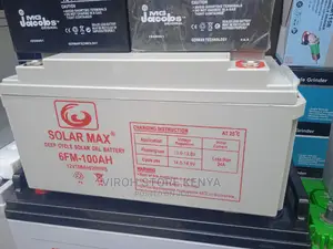 Solarmax Battery 100ah/12v/20hrs Solar Gel Battery