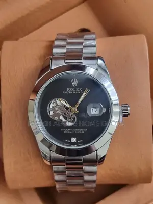 Rolex Designer Watch Black Face Gift for Men