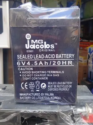 Jacobs 6V 4.5AH Battery/20hrs Brand New Battery