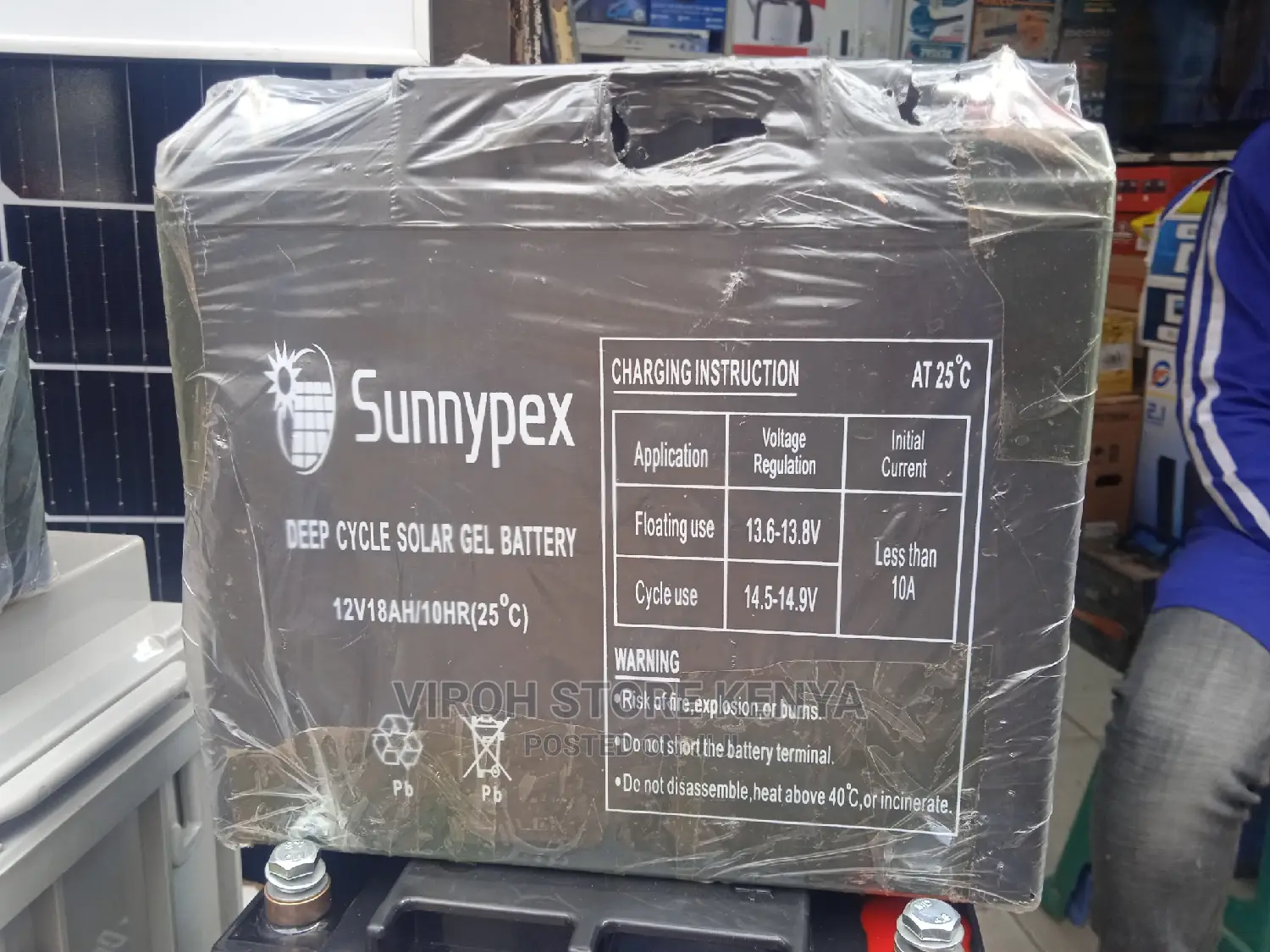 Sunnypex 12V 18AH Battery