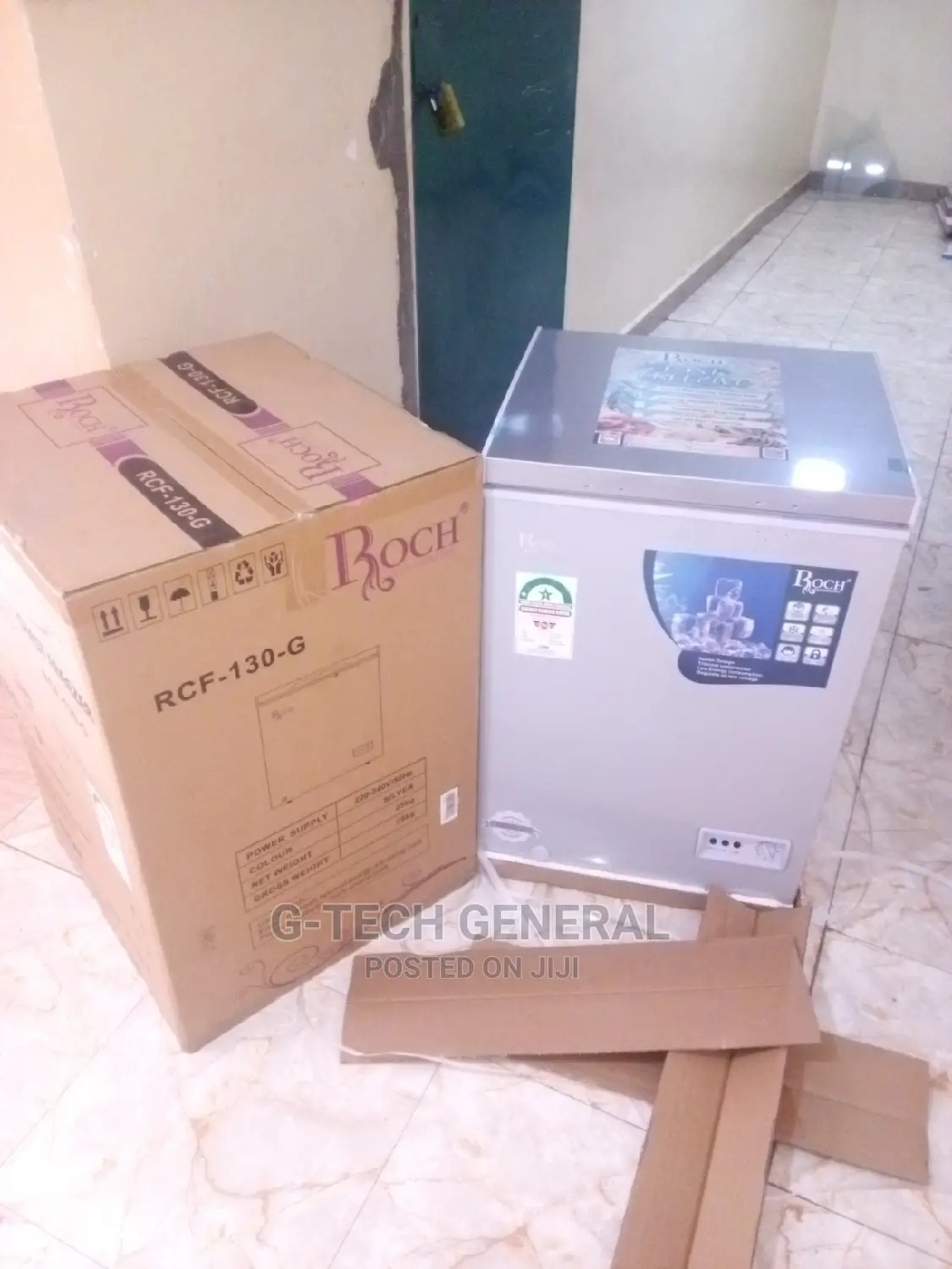 Roch Brand New Chest Freezer 95l