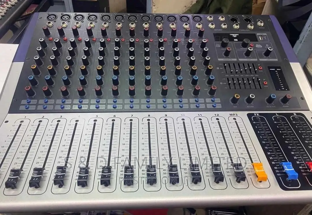 PEV PRO Audio Mixer 12 Channels