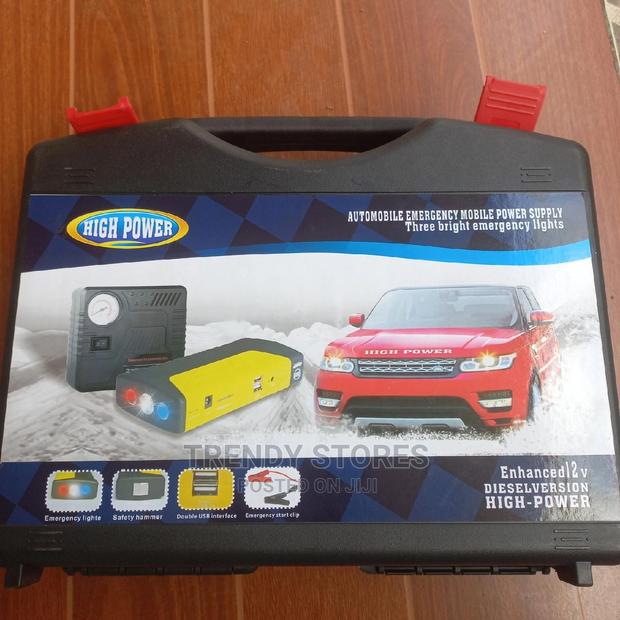 Portable Car Jump Starter With Air Compressor