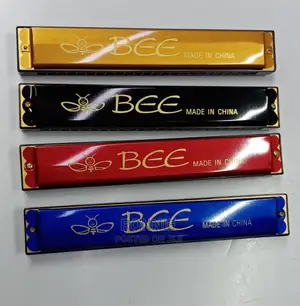 School Harmonica Metal Strong Durable Bee 24 Holes Tremolo
