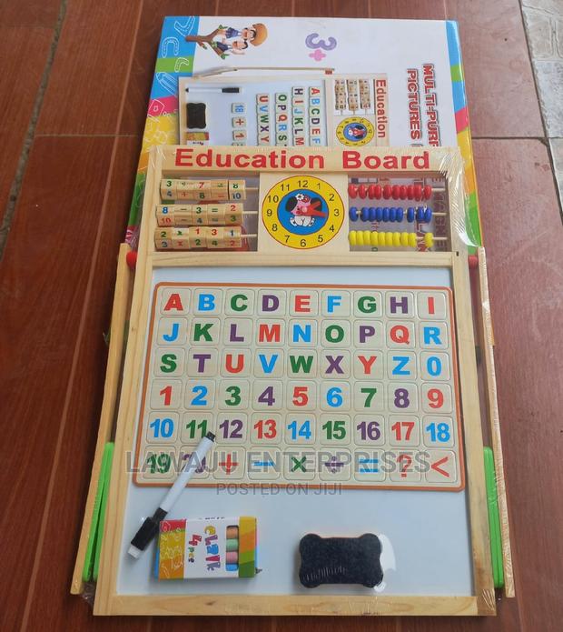 Kids 2IN1 Educational Whiteboard Blackboard - main view